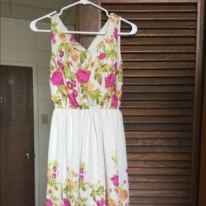 Floral patterned dress